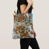 Tote Bag Floral exotique (De près)
