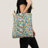 Tote Bag - Floral Flower Pattern. (Dichtbij)