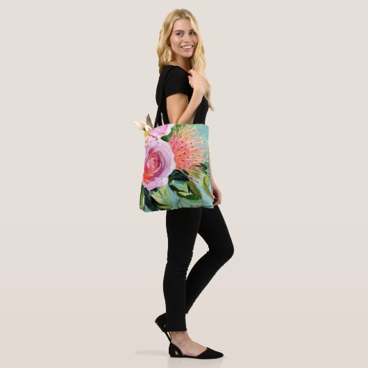 Tote Bag Floral I (Sur le modèle)