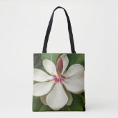 Tote Bag Floral japonais de fleurs de Magnolia (Devant)
