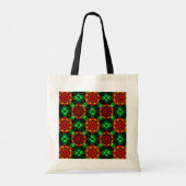 Tote Bag Floral Modern Boho Elegant Abstract Pattern #504 (Dos)