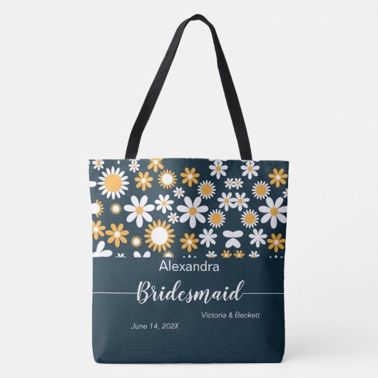 Tote Bag Floral moderne (Devant)