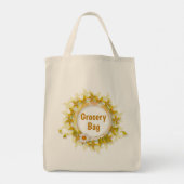 Tote Bag Floral monogramme (Dos)