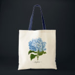 Tote Bag Floral Navy Blue Hydrangea Botanique Personnalisé<br><div class="desc">Floral Navy Hydrangea Botanique Sac fourre-tout personnalisé</div>