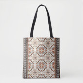 Tote Bag Floral Oriental Motif ethnique (Devant)