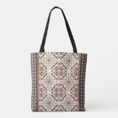 Tote Bag Floral Oriental Motif ethnique (Dos)