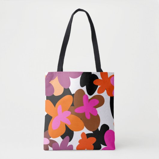 Tote Bag Floral pinky (Devant)