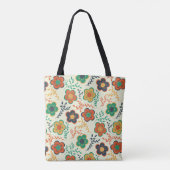 Tote Bag Floral rétro super (Dos)