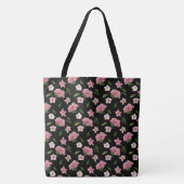Tote Bag Floral rose (Devant)