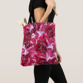Tote Bag Floral rouge (De près)