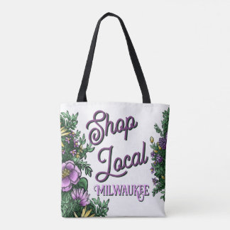Tote Bag Floral Shop local, city