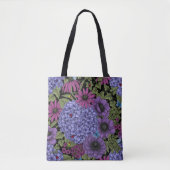 Tote Bag Floraux de jardin gras (Devant)