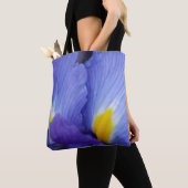 Tote Bag Flore Bleu Dramatique Iris Fleur Fourre-tout (De près)