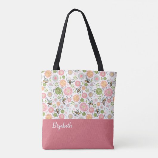 Tote Bag Flore de bourdon (Dos)