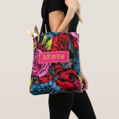 Tote Bag Flore de Punk gras (De près)