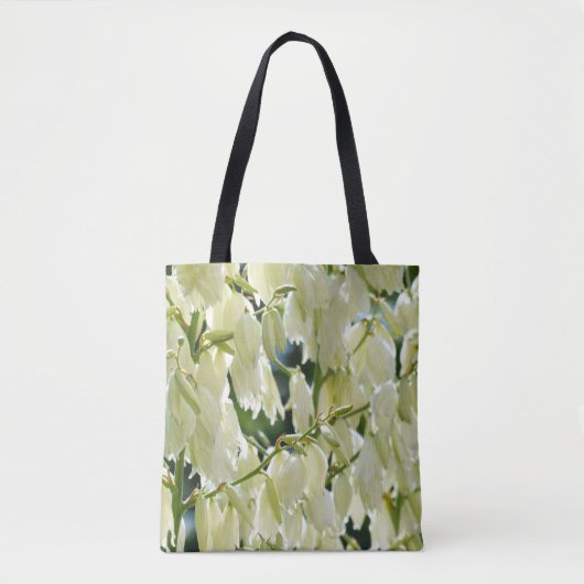 Tote Bag Flore Neutre Botanique Blanche Lys Par Ava (Devant)