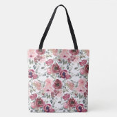 Tote Bag Flore romantique (Devant)