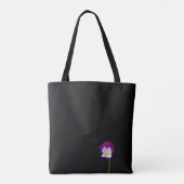 Tote Bag Flore violette (Dos)