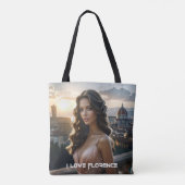 TOTE BAG FLORENCE - ITALIE (Dos)