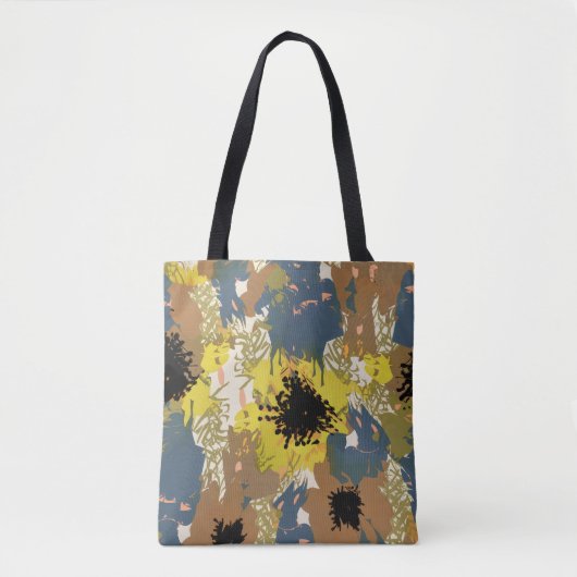 Tote Bag Flores d'ocre jaune (Devant)