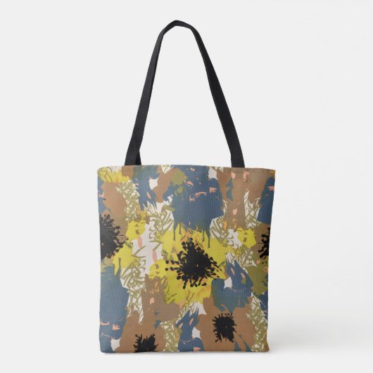 Tote Bag Flores d'ocre jaune (Dos)