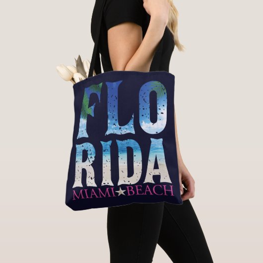 Tote Bag Floride, Miami Beach (De près)