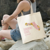 Tote Bag Floride Sunshine State Custom Beach