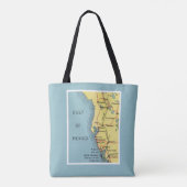 Tote Bag Floride vintage golfe du Mexique (Dos)