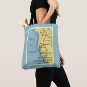 Tote Bag Floride vintage golfe du Mexique (De près)