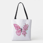 Tote Bag Flower Butterfly (Dos)