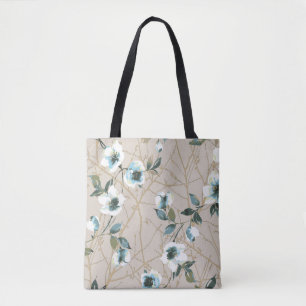 Tote Bag flower pattern design textile illustrationart,patt