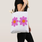 Tote Bag Flower Power mignon (De près)