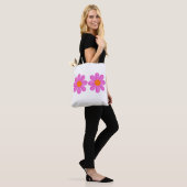 Tote Bag Flower Power mignon (Sur le modèle)