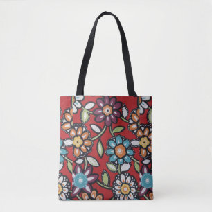Tote Bag flower power super hippie