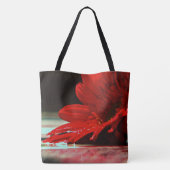 Tote Bag Flower rouge (Dos)