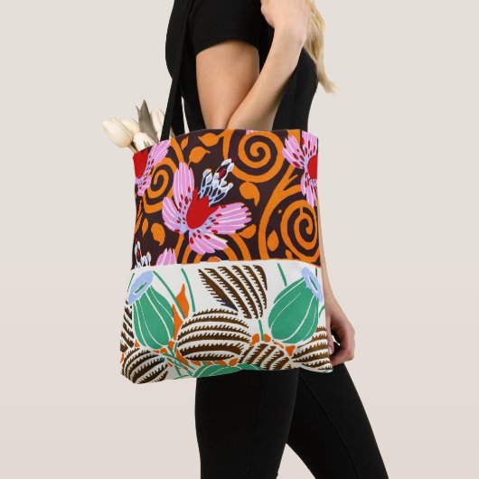 Tote Bag Flower tropical (De près)
