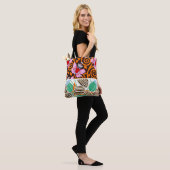Tote Bag Flower tropical (Sur le modèle)
