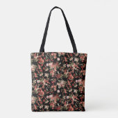Tote Bag Flowers pattern. Seamless floral background.  (Dos)