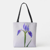 Tote Bag Flowers | Purple Iris Flower (Dos)