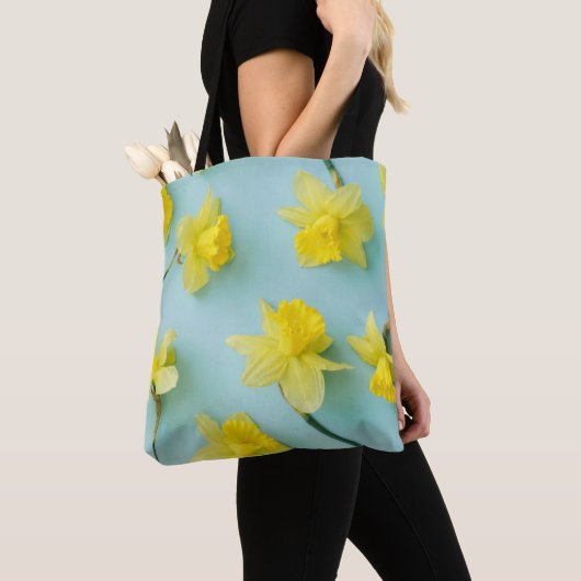 Tote Bag Flowers | Yellow Daffodils (De près)