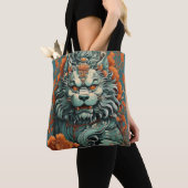 Tote Bag Flu Lion of Wisdom (De près)
