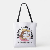 Tote Bag Fluffier Tha’more - Chien mignon et Pun de dessert (Dos)