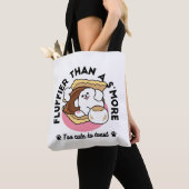 Tote Bag Fluffier Tha’more - Chien mignon et Pun de dessert (De près)
