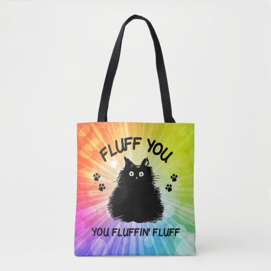 Tote Bag Fluffin Vous Fluffin Fluff Kitty Chat (Devant)