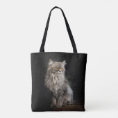Tote Bag Fluffy Gris (Dos)
