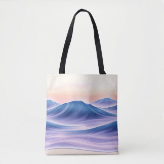 Tote Bag Fluide à dérive Twilight Abstrait
