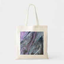 Flux Abstrait Violet & Sarcelle