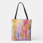 Tote Bag Flux Abstraits de peintures au mur. Texte moderne (Dos)