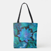 Tote Bag Flux de fleurs cosmiques fourre-tout (Dos)