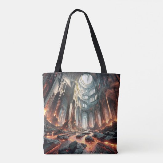 Tote Bag Flux de lave (Dos)